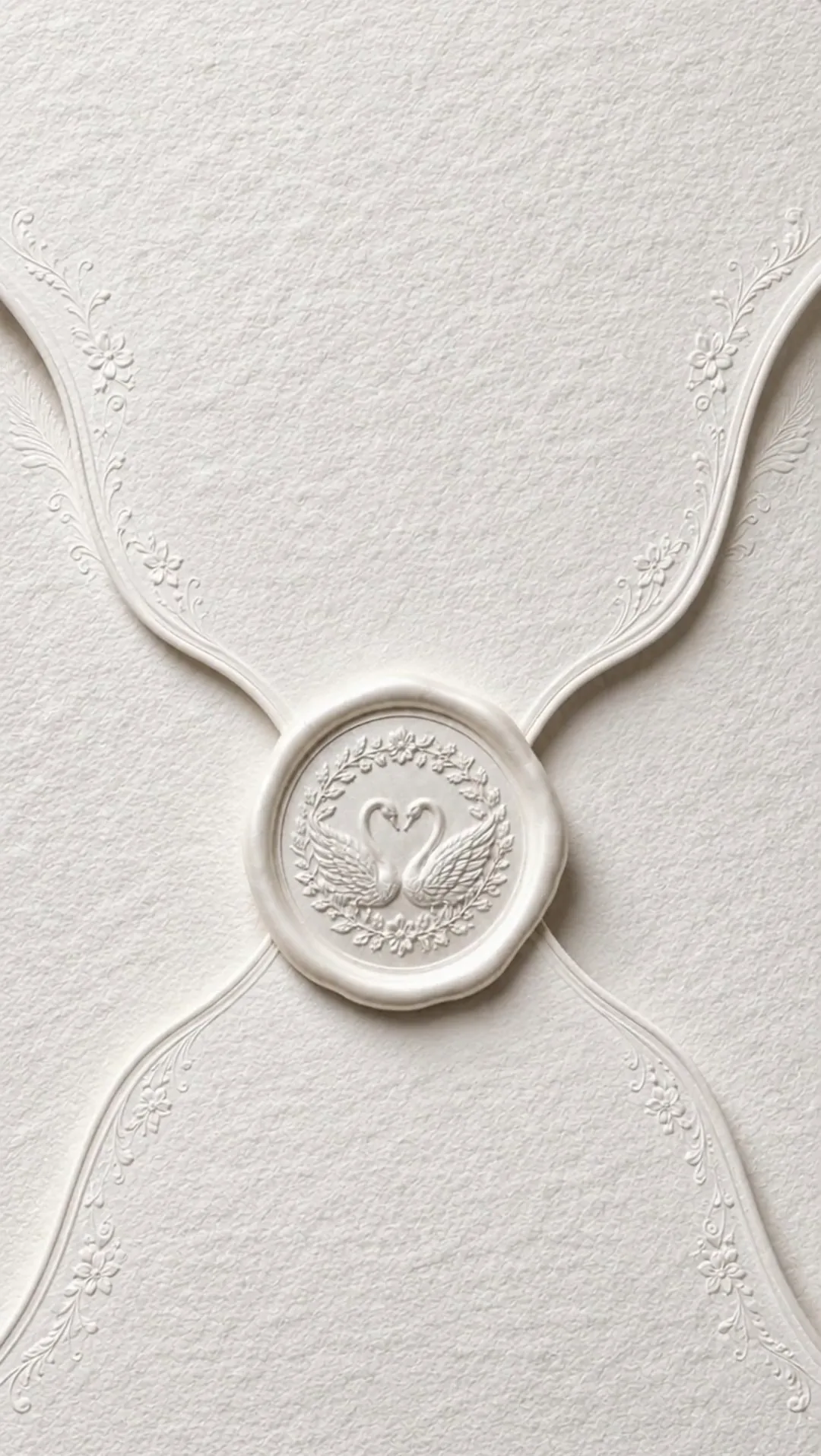 Digitale Hochzeitseinladung auf dem Handy – Design Swanlight